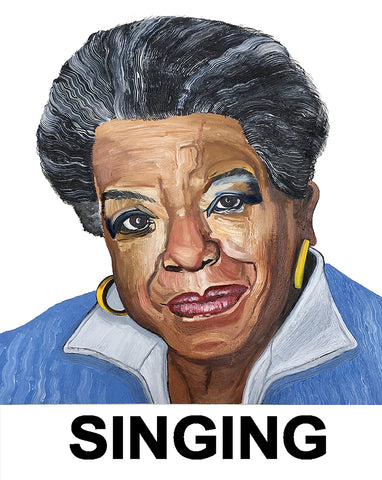 "Singing (Maya Angelou)" Oil Painting, 2017