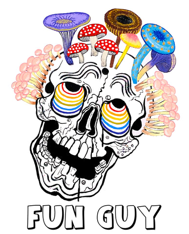 "FUN GUY" 2025, by Robbie Conal