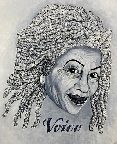 "Voice (Toni Morrison)" Oil Painting, 2019