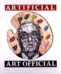 "Artificial Art Official" Lithograph