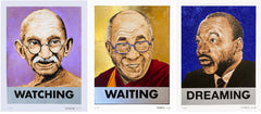 "Watching Waiting Dreaming, 20th Anniversary Edition" (Triptych), 2021