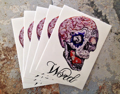 "Word" Stickers by Robbie Conal