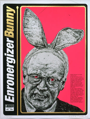 "Enronergizer Bunny" Silk Screen