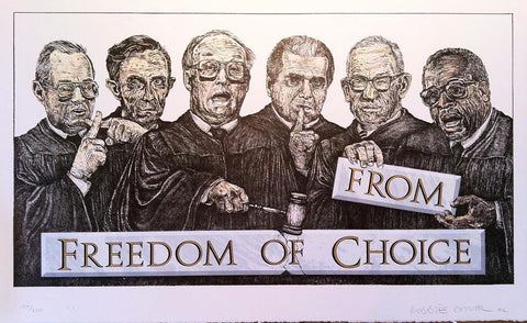 Freedom From Choice, Lithograph & Silkscreen