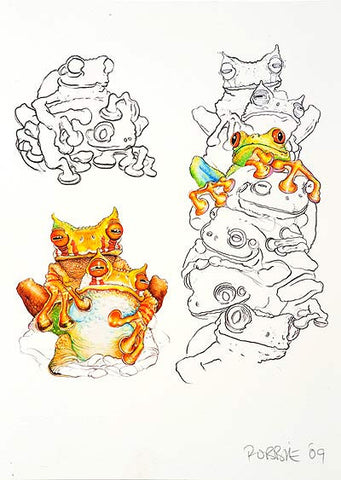 "Stack of F**king Frogs" (Price Reduced!)