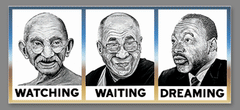 "Watching, Waiting, Dreaming" Mini Triptych (Sold Out!)